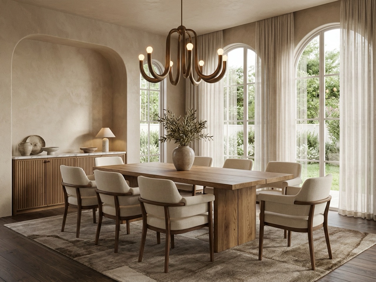 غرفة سفرة فاخرة بتفصيل خاص لتجهيز منازل 6 أكتوبر والشيخ زايد - Day & Night Furniture